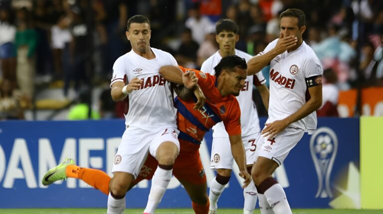 Academia Puerto Cabello empató con Lanús en su debut en la Copa Sudamericana