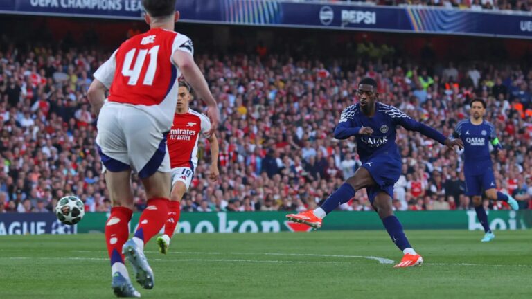 PSG confirma su buen momento al vencer al Arsenal de visitante en la Champions League