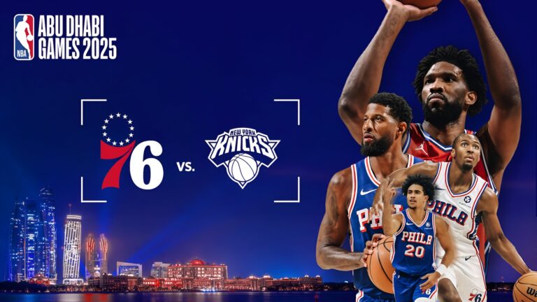 Estos quintetos jugarán dos partidos de pretemporada 2025 de la NBA en Abu Dhabi