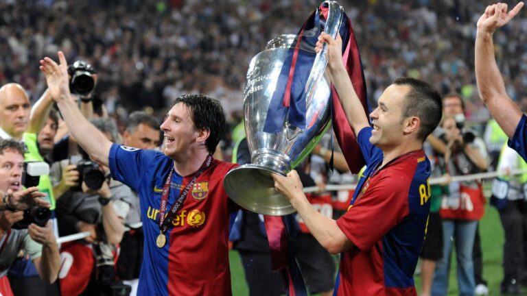 Barcelona derrotó al Manchester United en la final de la Champions League 2009, y una anécdota de Andrés Iniesta