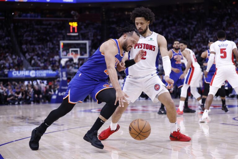New York Knicks venció a Detroit y avanza en los playoffs de la NBA