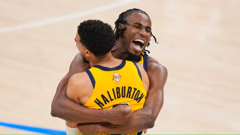 Pacers remontó en Oklahoma y venció al Thunder en el juego 1 de las Finales de la NBA