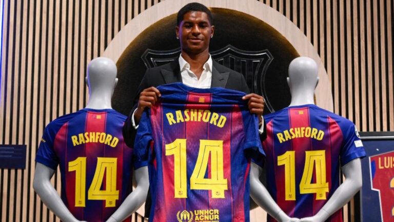 El FC Barcelona anunció el fichaje de Marcus Rashford