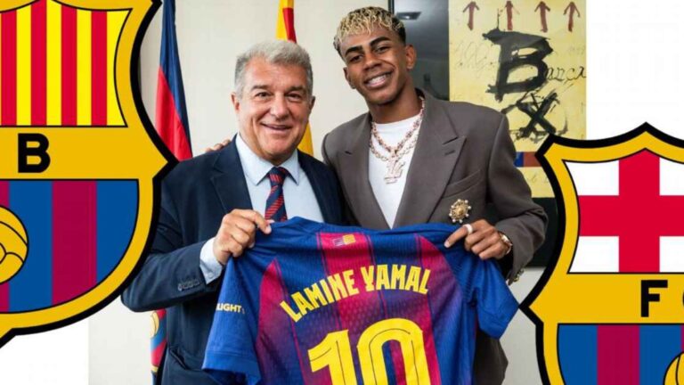 Lamine Yamal renocó contrato con el Barcelona y portará el 10