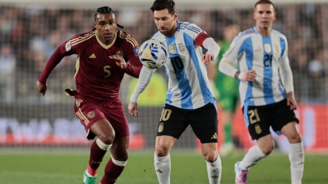 Venezuela cayó ante Argentina en las eliminatorias sudamericanas
