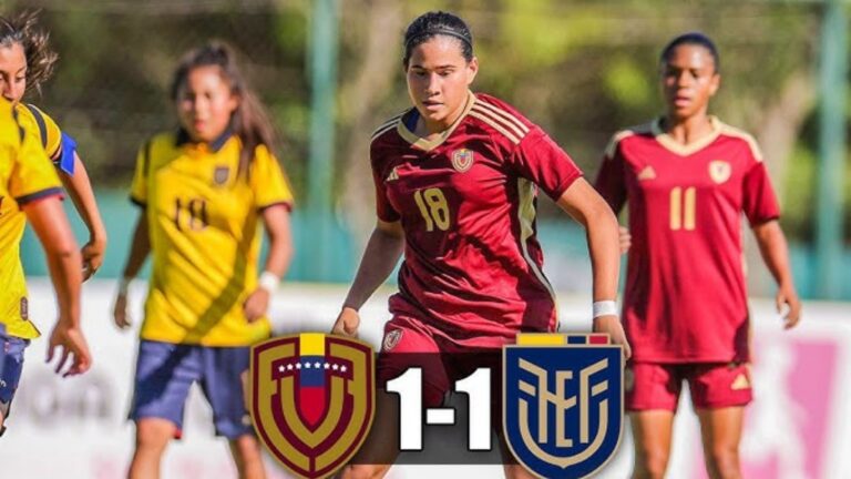 Liga Evolución: Vinotinto femenina sub15 empata 1-1 ante Ecuador