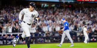 Judge hizo de todo para evitar la eliminación de los Yankees: ¡habrá juego 4! Judge hizo de todo para evitar la eliminación de los Yankees: ¡habrá juego 4!