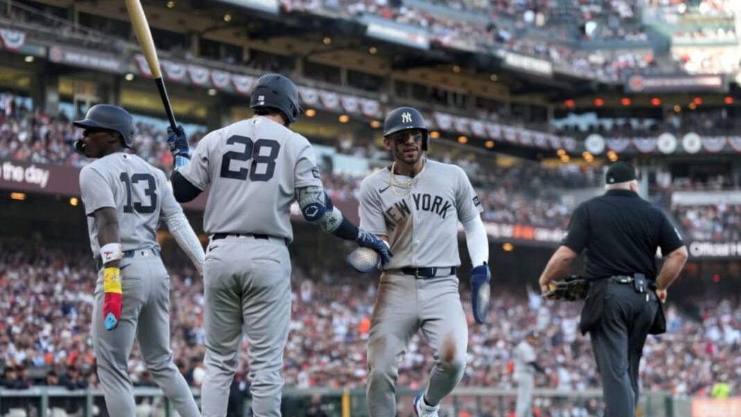 Yankees blanquean a Gigantes 7-0 en un histórico Opening Day