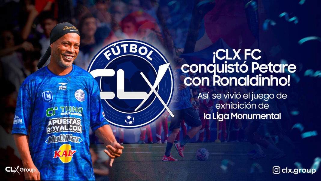 ¡CLX FC conquistó Petare con Ronaldinho! Así se vivió el juego de exhibición de la Liga Monumental
