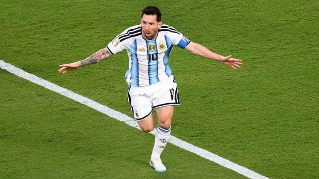 Messi hace historia en el partido de Argentina ante Argelia